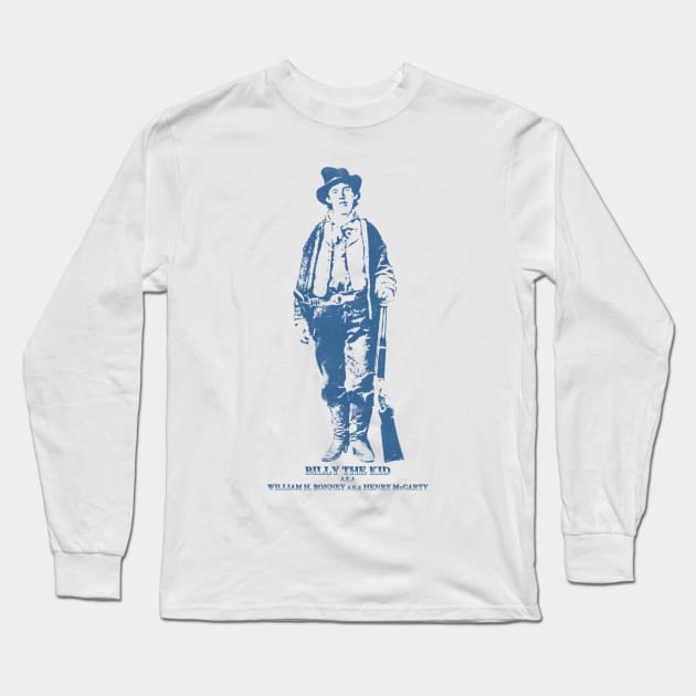 billy the kid Long Sleeve T-Shirt by Genetics art